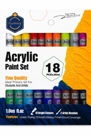 Keep Smiling Fine Quality Acrylic Paint Set