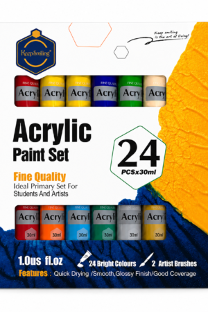 Keep Smiling Fine Quality Acrylic Paint Set