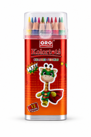 ORO Kolortots 12-Pack Small Color Pencils
