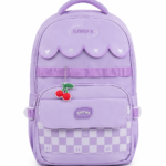 Binnes Pastel Purple School Backpack