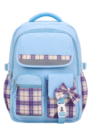 Kawaii Pastel Blue School Backpack