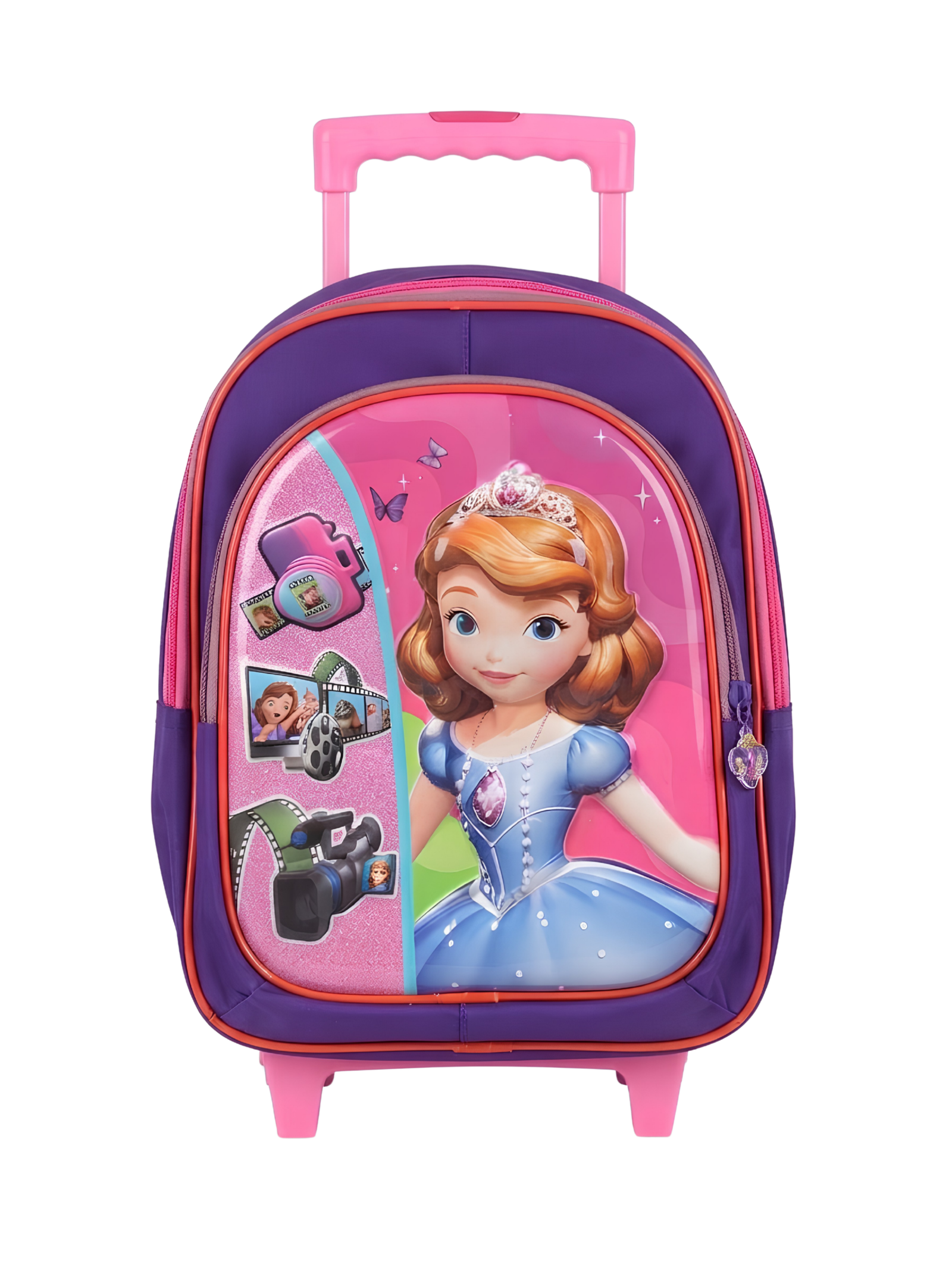Sofia the First Princess Trolley 13 inch 3 zip