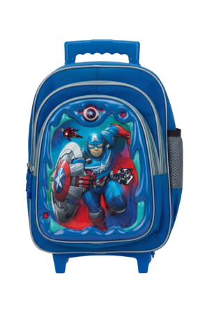 Marvel Captain America Superhero Trolley  13 inch 3 zip