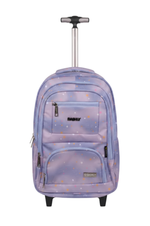 BASHLY Starry Sky Pastel Trolley School Bag 20 Inch