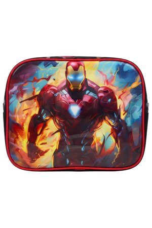 Marvel Iron Man Fire Glow Kids Lunch Bag