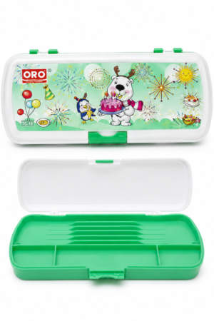 Cute Green Multi-Functional Magnetic Pencil Box