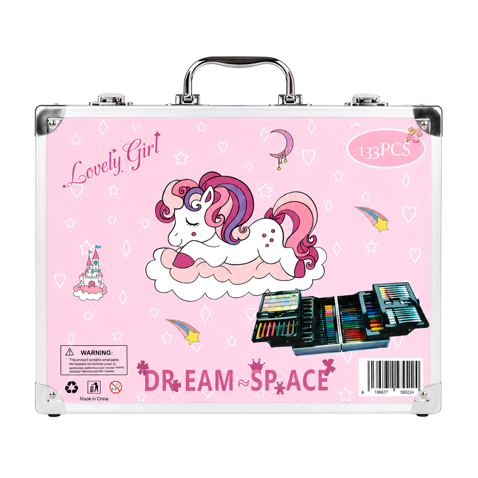 Lovely Girl Unicorn Theme 133-Piece