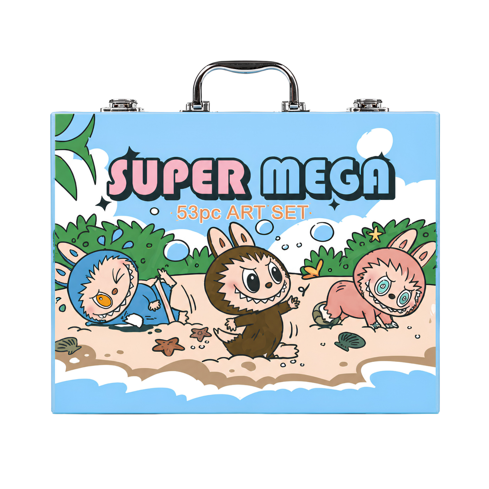 Super Mega 53-Piece Kids Premium Art & Drawing