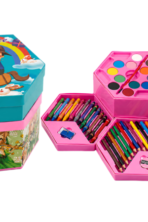 Kids 46-Piece Multi-Layer Hexagon