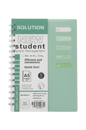 A5 Spiral Student Notebook