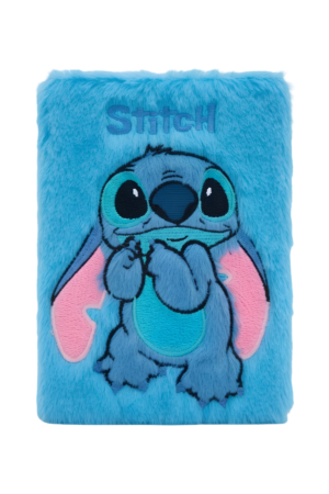 Cute Blue Stitch Fur Diary